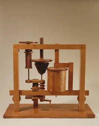 Rekonstruktion nach da Vincis Entwurf für einen Stabilisator